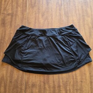 Black Women's Athletic Skort - Lightweight Active Wear